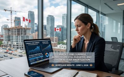 Canada’s Jobs Surprise, Bond Yields Still Elevated, and the Real Cost of a 30-Year Amortization — Mortgage Minute June 5, 2026